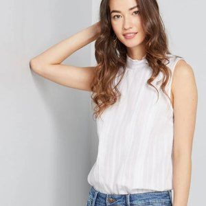NEW ModCloth Twist of Victorian Sleeveless Top